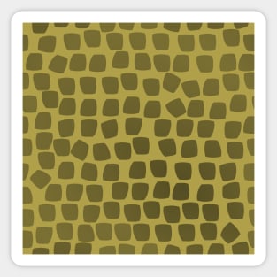 Leopard Mosaic on Gold 5748 Sticker